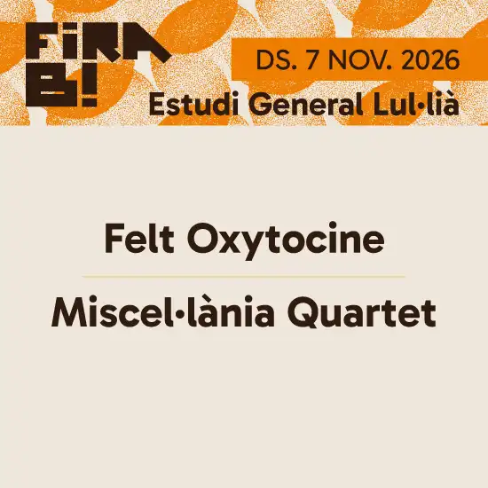 Fira B! 2026 Sábado 7 nov- Mallorca Music Magazine