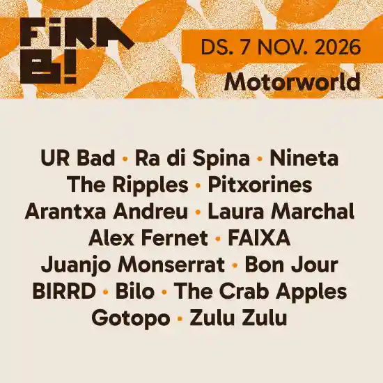 Fira B! 2026 Sábado 7 nov- Mallorca Music Magazine