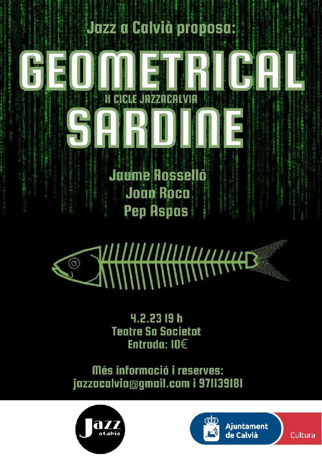 2023-02-04 Geometrical Sardine en el Teatre Sa Societat de Calvià (Mallorca) - Mallorca Music Magazine