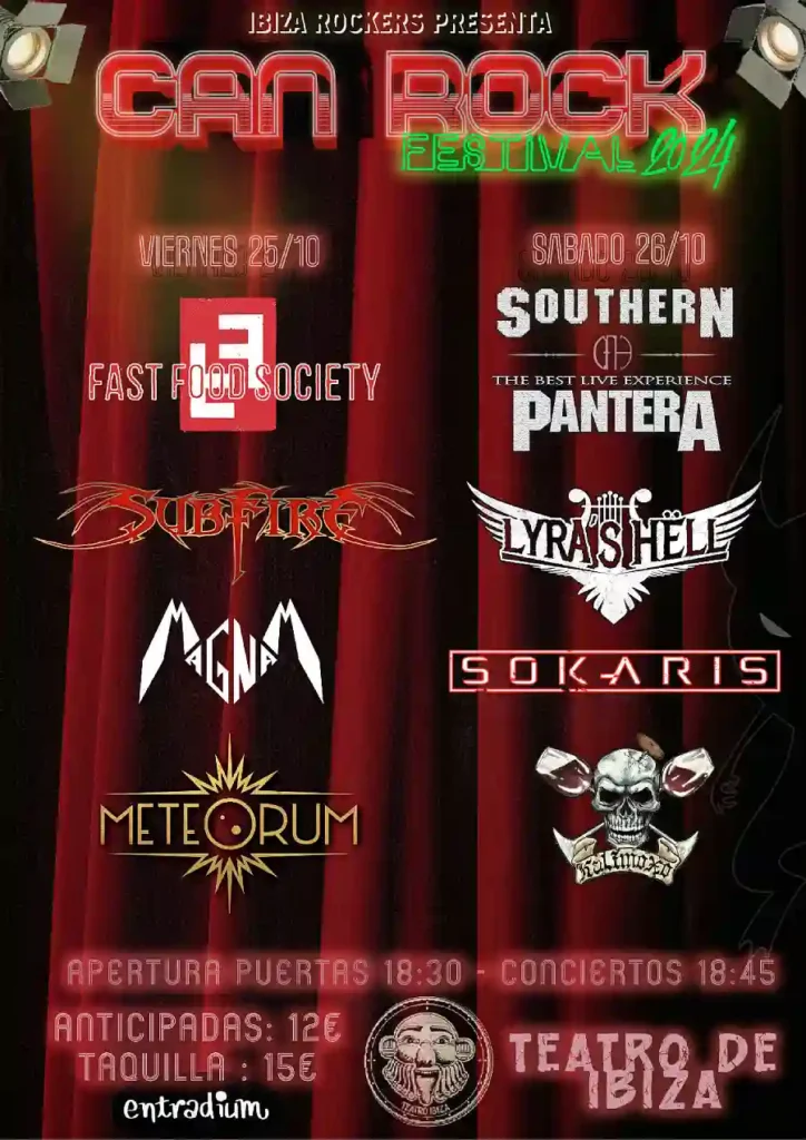 CARTEL Can Rock Fest 2024 Can Rock Fest 2024 - Mallorca Music Magazine