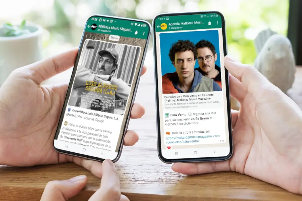 Canales Whatsapp MMM - Mallorca Music Magazine