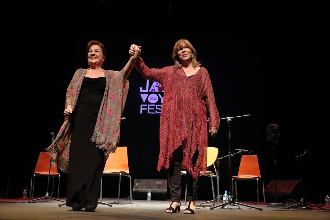 Carmen Linares y Maria del Mar Bonet Carmen Linares en Jazz Voyeur 2022 - Mallorca Music Magazine