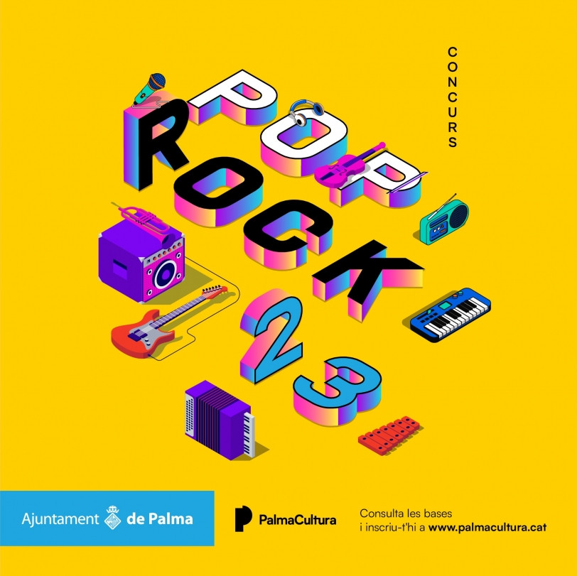 Cartel Consurso Pop Rock Palma 2023 Cartel Pop Rock Palma 2023 - Mallorca Music Magazine