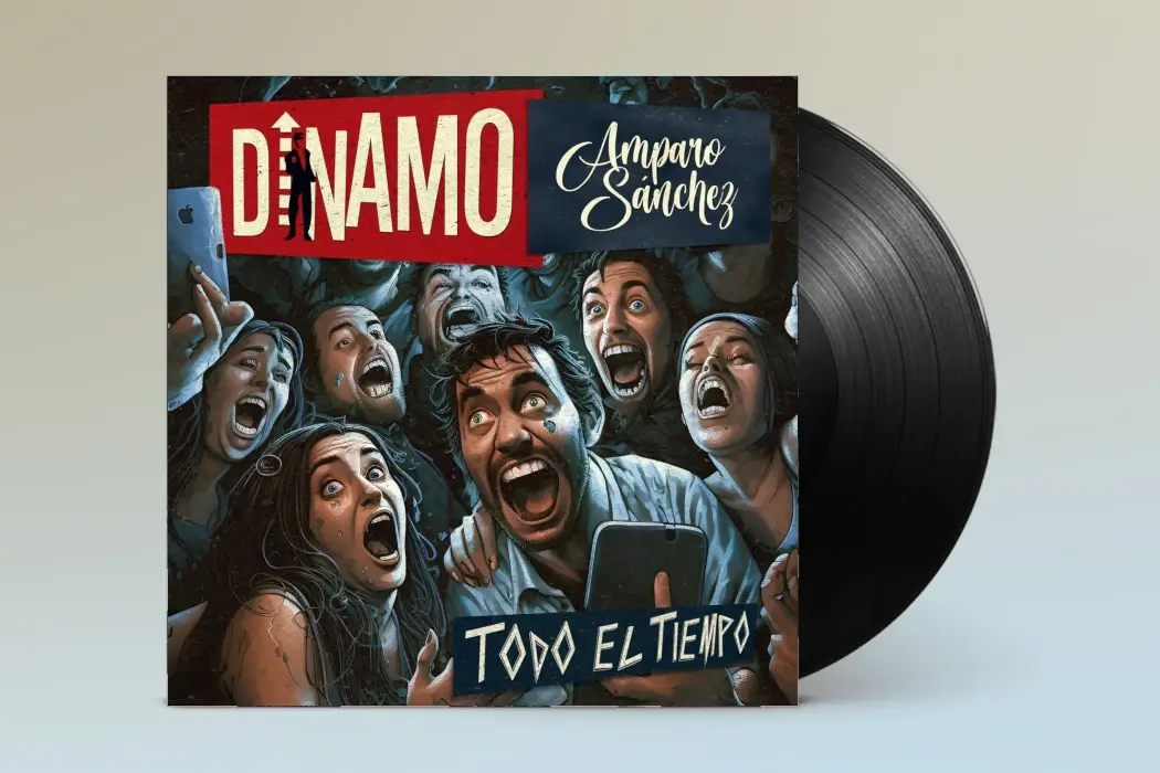 Dinamo y Amparo Sánchez - Todo el tiempo (portada) - Mallorca Music Magazine