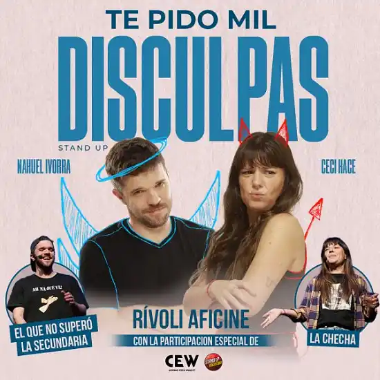 Entradas para CECI HACE Y NAHUEL IVORRA - TE PIDO MIL DISCULPAS - Rivoli Comedy - Mallorca Music Magazine