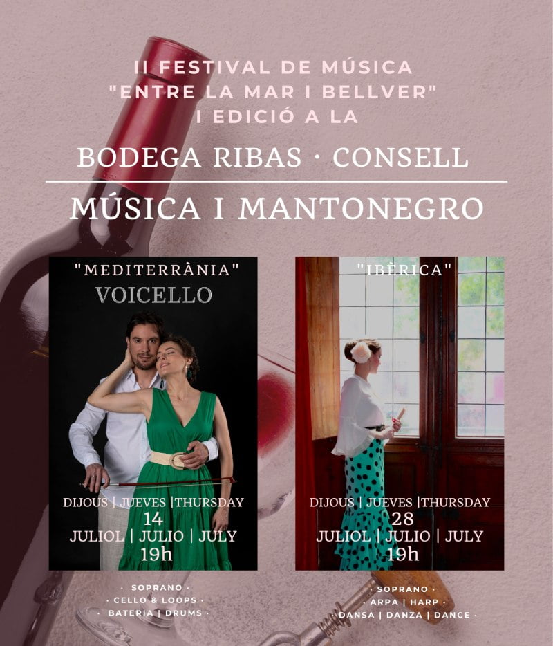 II Festival entre la Mar i Bellver 2022 Bodega Ribas - Mallorca Music Magazine