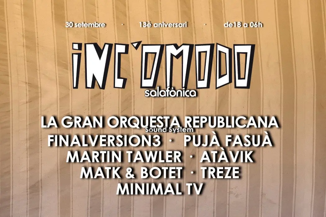 Inc'omodo Festival septiembre 2023 - Mallorca Music Magazine