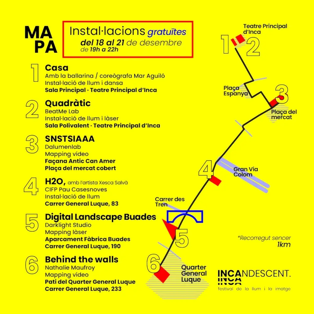 Instalaciones Festival Incandescent 2024