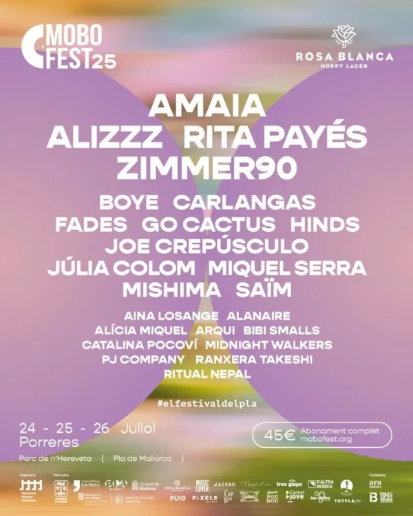 MoboFest 2025 (cartel) MoboFest 2025 (cartel) - Mallorca Music Magazine