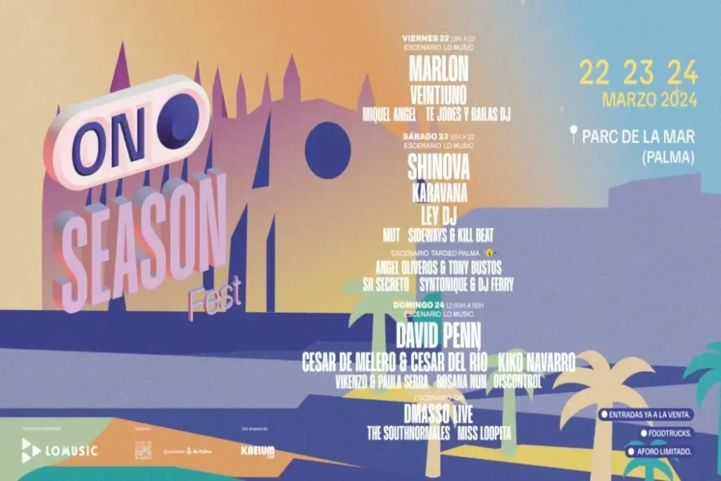Palma OnSeason Fest 2024 Palma OnSeason Fest 2024 - Mallorca Music Magazine
