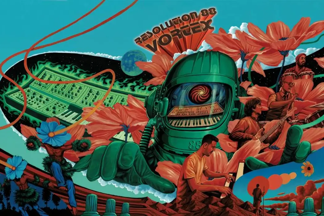 Resolution 88 - Vortex artwork por Tokio Aoyama - Mallorca Music Magazine