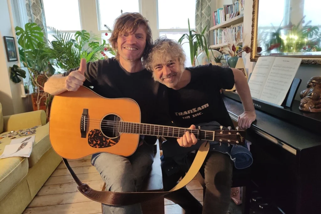 Tomeu Gomila amb Jason Mcniff Tomeu Gomila amb Jason Mcniff - Mallorca Music Magazine
