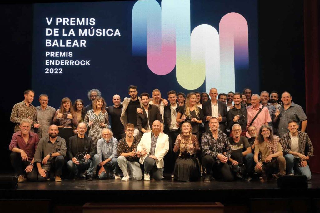 V Gala Premis Enderrock Música Balear 2022 - Premiados - Mallorca Music Magazine