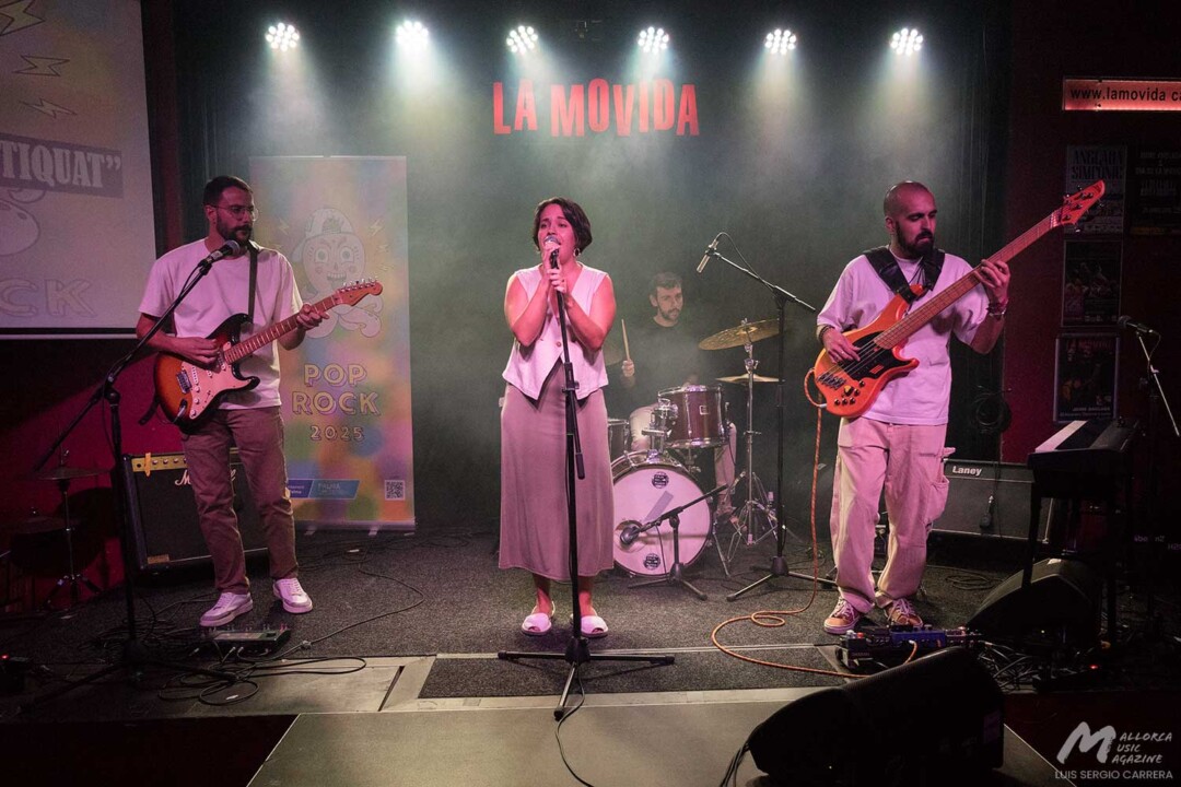 Merak en la 3ª semifinal del Pop Rock de Palma 2025 en Es Gremi