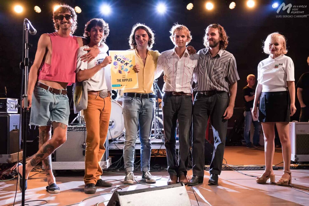 Accésit Fonart para The Ripples - Concurso Pop Rock Palma 2023 - Mallorca Music Magazine