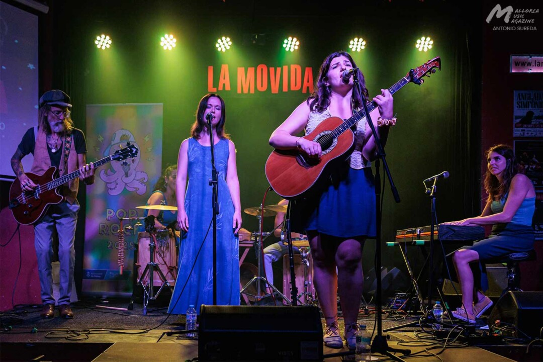 Manena en la 3ª semifinal del Pop Rock de Palma 2025 en Es Gremi