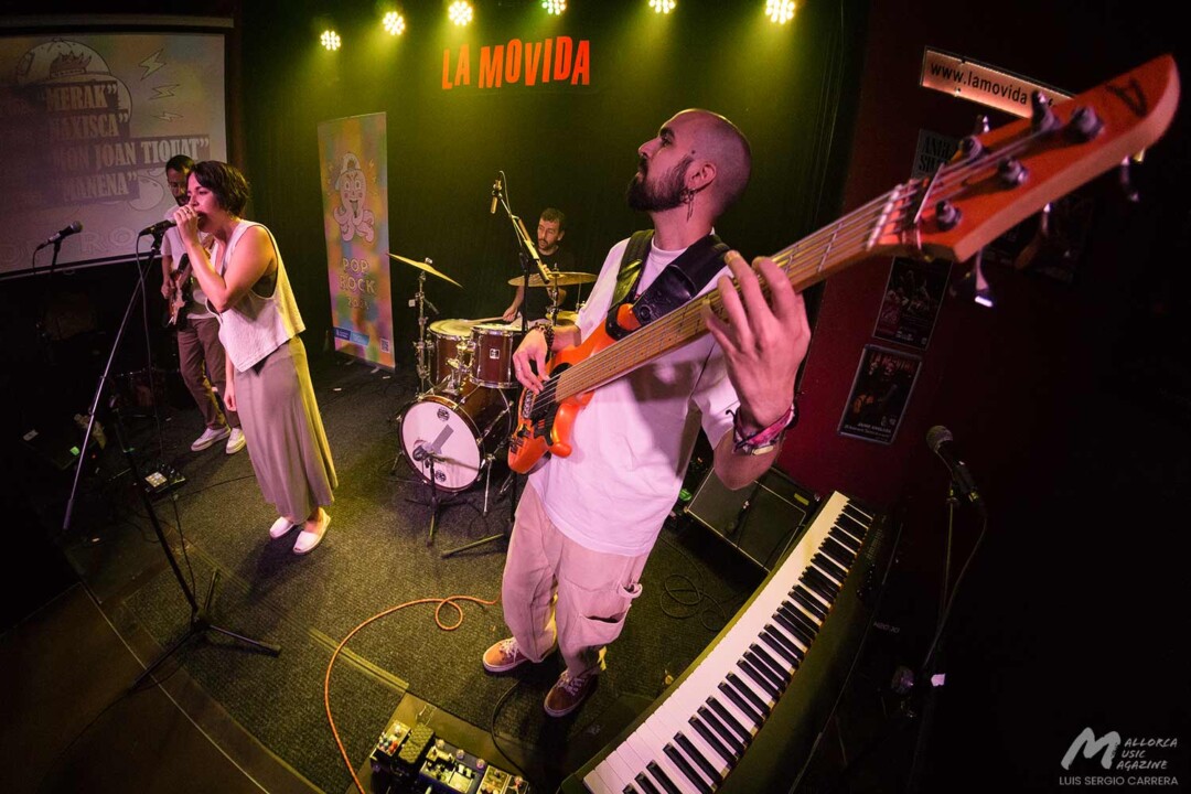 Merak en la 3ª semifinal del Pop Rock de Palma 2025 en Es Gremi