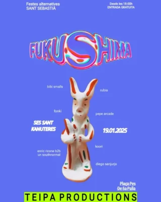 Cartel Ses Sant Kanuteres 2025 (Fukushima) - Mallorca Music Magazine