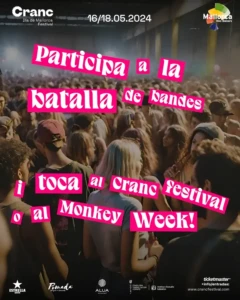 Batalla de bandas (16 mayo) Cranc Illa de Mallorca Festival - Mallorca Music Magazine