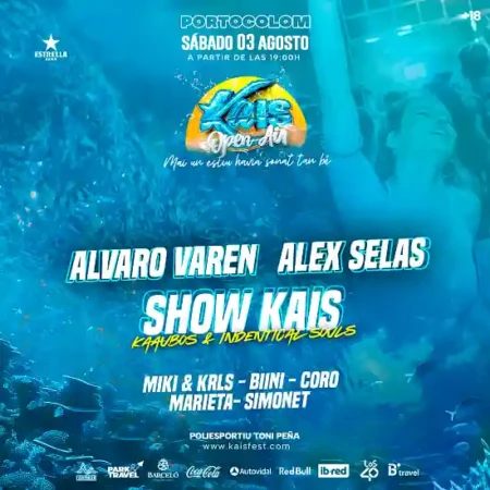 3 agosto Entradas para Kaisfest Open Air Portocolom- Mallorca Music Magazine
