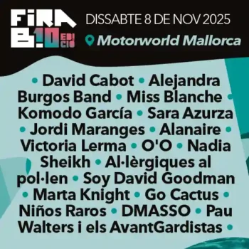 FiraB! 2025 · Sábado 8 de noviembre en Motorworld Palma · Mallorca Music Magazine