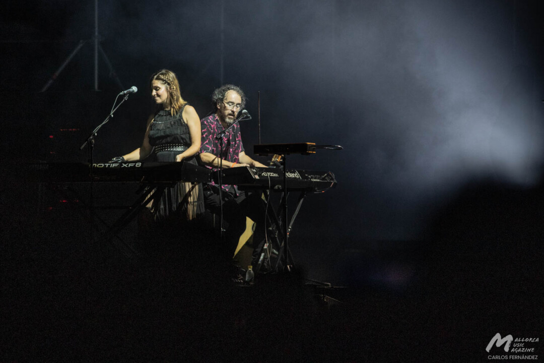 La Oreja de Van Gogh en Es Jardí - Leire Martínez y Xabier San Martín - Mallorca Music Magazine