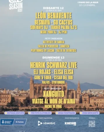On Season Fest 2025 (cartel) - Mallorca Music Magazine