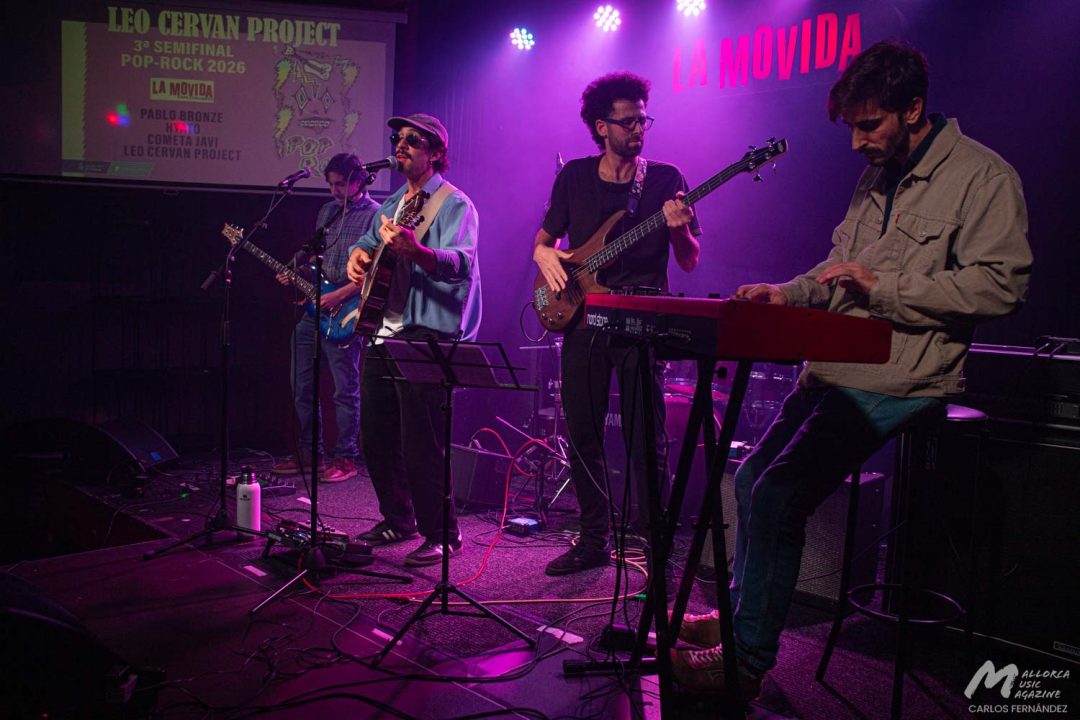 Tercera semifinal del Pop-Rock · Pablo Bronze + Hyato + Cometa Javi + Leo Cerván Project · Mallorca Music Magazine