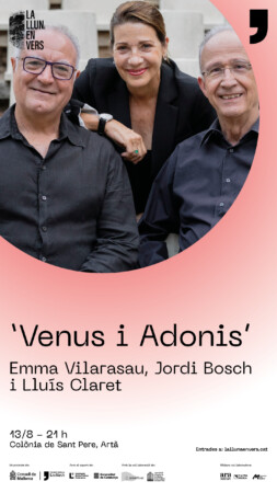 La lluna en vers 2026 · Venus i Adonis Artà · Mallorca Music Magazine