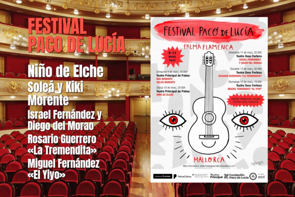 Festival de flamenco Paco de Lucía cartel - Mallorca Music Magazine