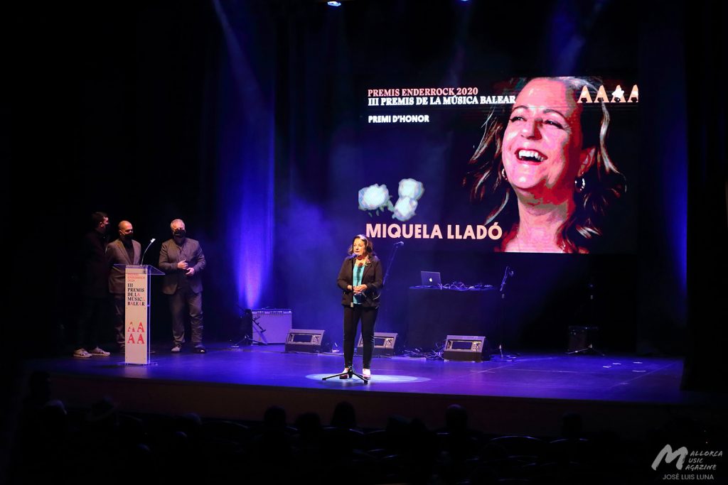 Gala III Premis Enderrock de la Música Balear 2020 - Miquela Lladó (Premio Enderrock de Honor) - Mallorca Music Magazine